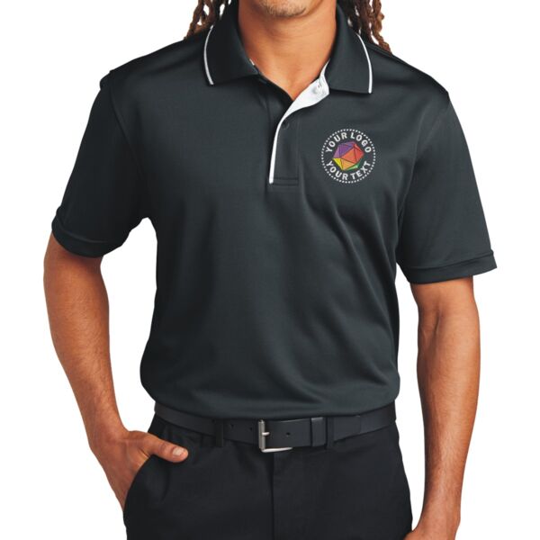 Dri Mesh ® Polo with Tipped Collar and Piping Thumbnail
