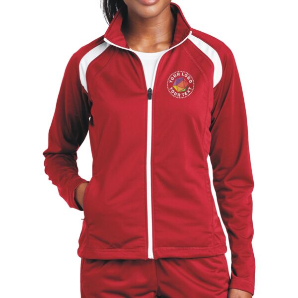 Ladies Tricot Track Jacket Thumbnail