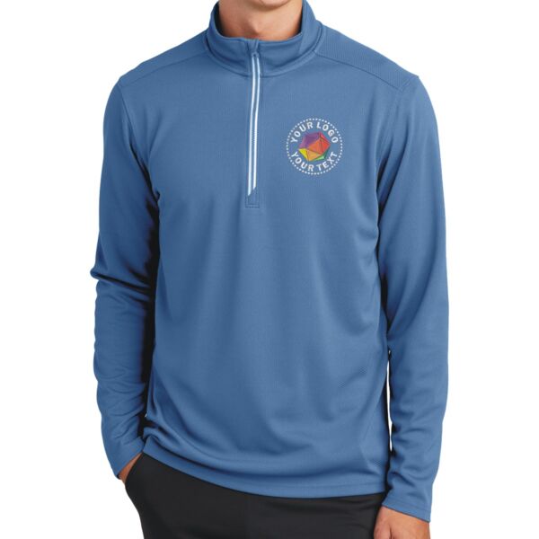 Sport Wick ® Textured 1/4 Zip Pullover Thumbnail