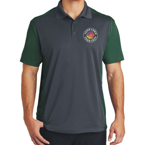 Colorblock Micropique Sport Wick ® Polo Thumbnail