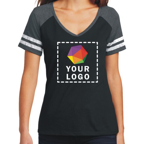 Women's Game V Neck Tee Thumbnail