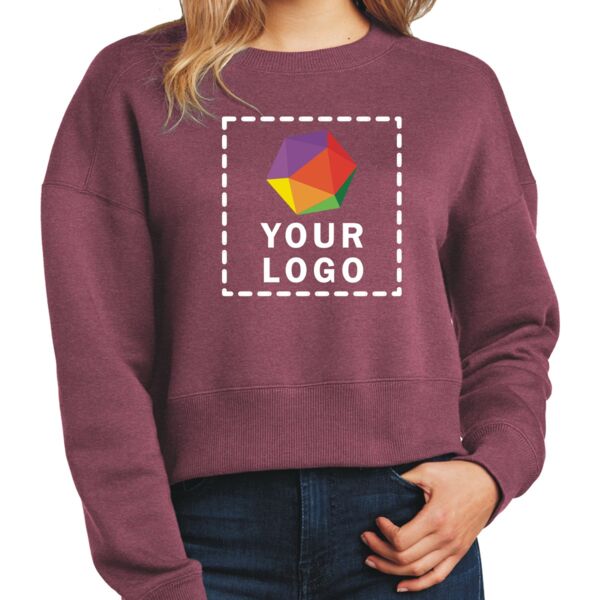 Women's Perfect Weight ® Fleece Cropped Crew Thumbnail