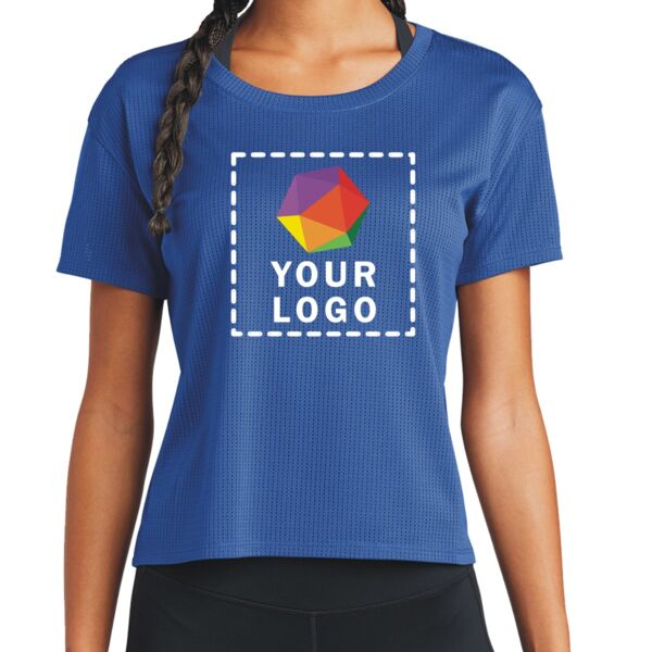 Ladies PosiCharge ® Draft Crop Tee Thumbnail