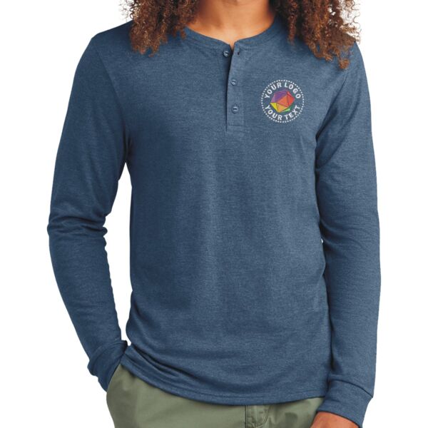 Perfect Tri ® Long Sleeve Henley Thumbnail