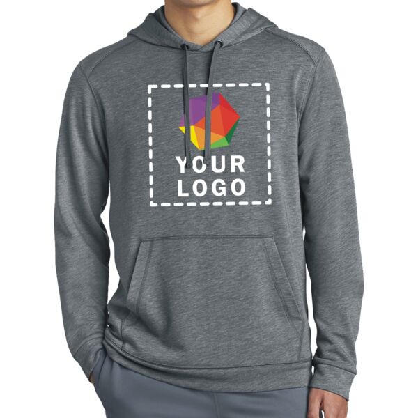 PosiCharge ® Tri Blend Wicking Fleece Hooded Pullover Thumbnail