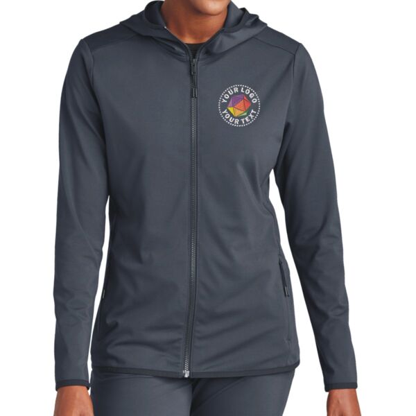 Ladies Circuit Hooded Full Zip Thumbnail