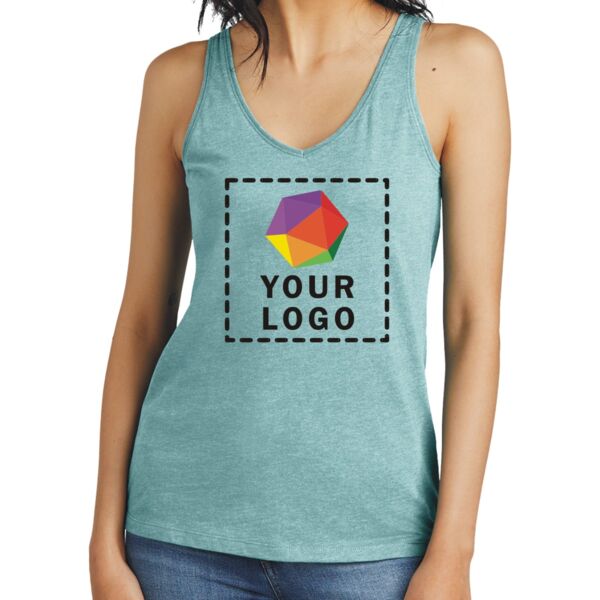 Women's Perfect Blend ® CVC V Neck Tank Thumbnail