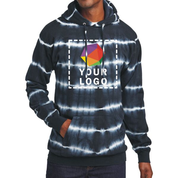 Allover Stripe Tie Dye Fleece Thumbnail