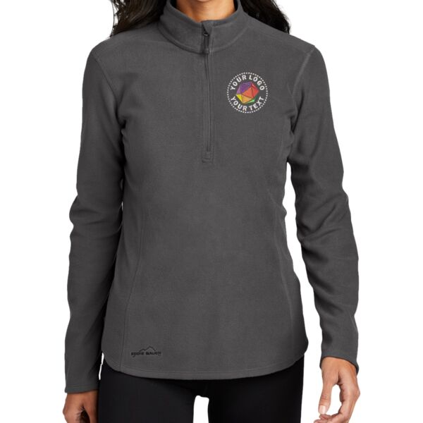 Ladies 1/2 Zip Microfleece Jacket Thumbnail