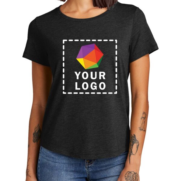 Women's Relaxed Tri Blend Scoop Neck Tee Thumbnail