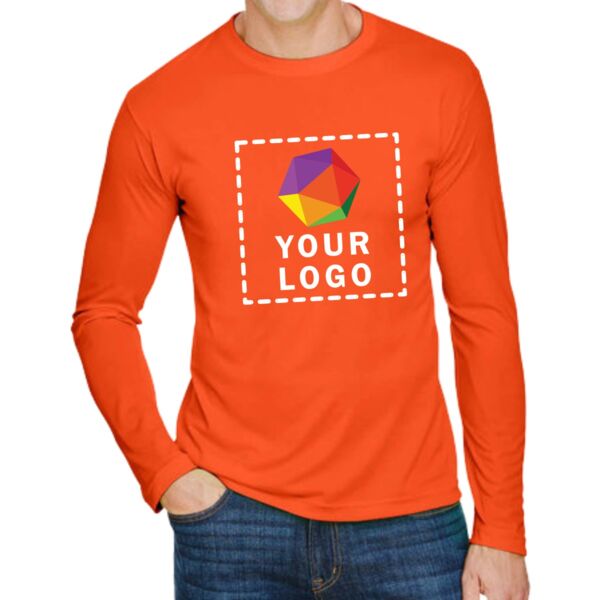 Unisex 4.5 oz., 100% Polyester Performance Long-Sleeve T-Shirt Thumbnail