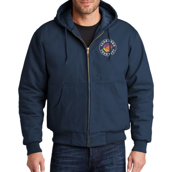 Duck Cloth Hooded Work Jacket Thumbnail