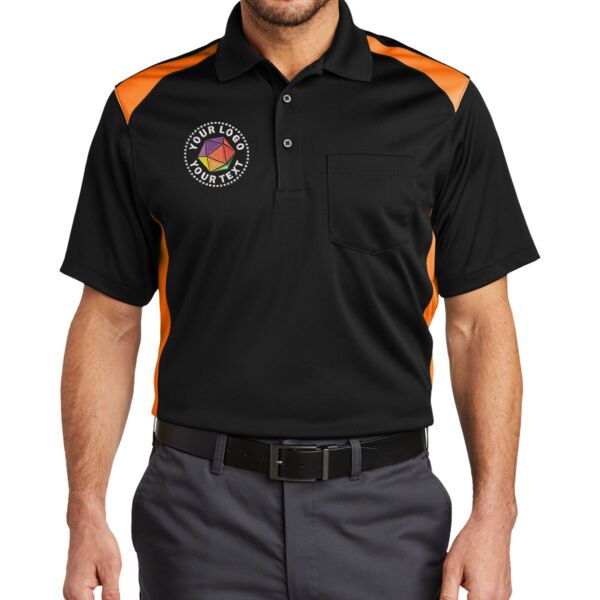 Select Snag Proof Two Way Colorblock Pocket Polo Thumbnail