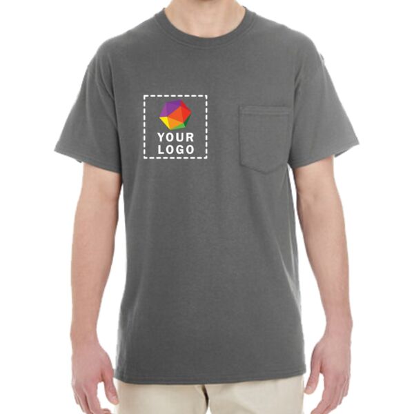 Unisex Heavy Cotton Pocket T-Shirt Thumbnail