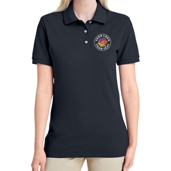 Ladies' Premium 100% Ringspun Cotton Piqué Polo Thumbnail