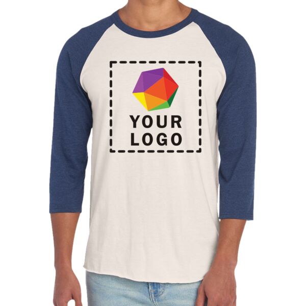 Unisex Premium Blend Ring-Spun 3/4 Sleeve Raglan T-Shirt Thumbnail