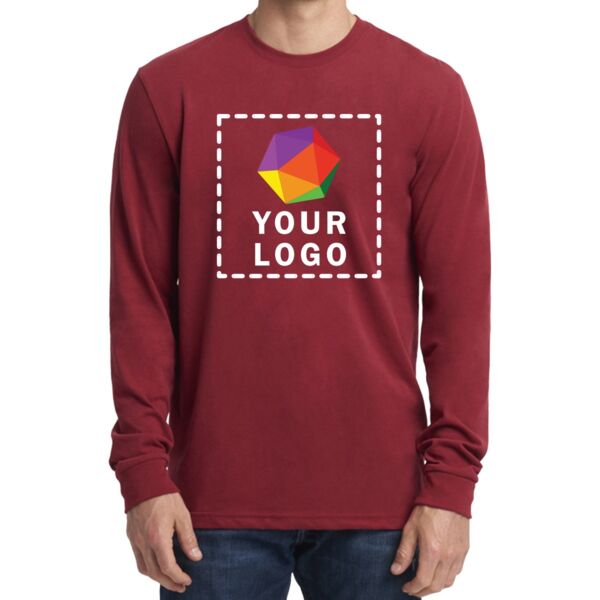 Unisex Sueded Long-Sleeve Crew Thumbnail