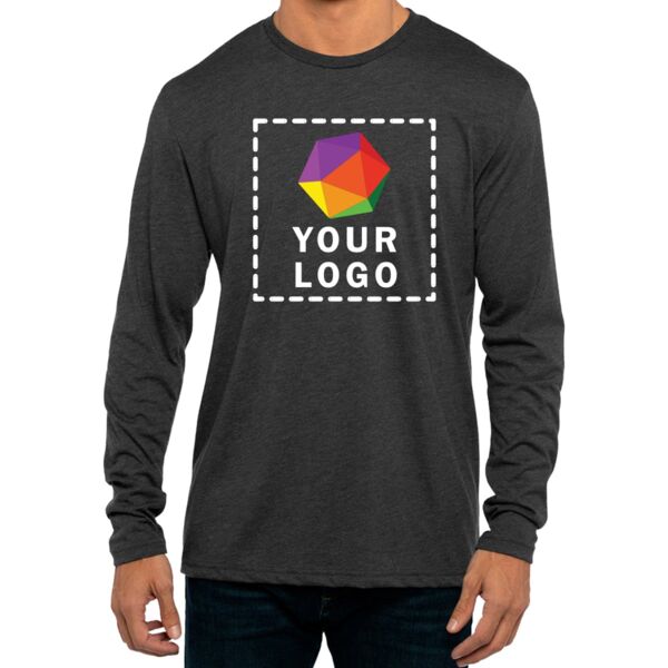Men's Triblend Long-Sleeve Crew Thumbnail
