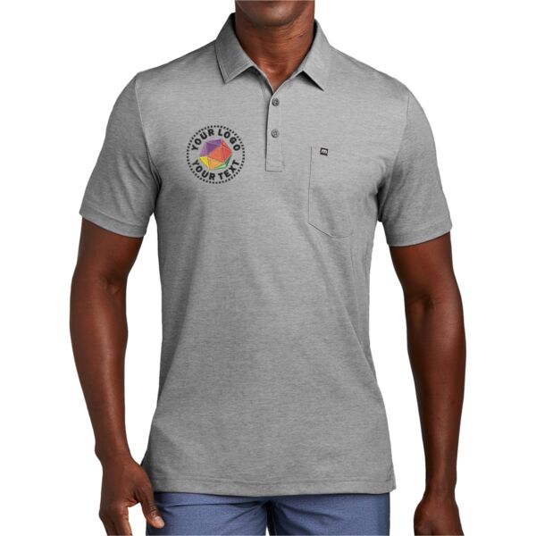 Oceanside Heather Pocket Polo Thumbnail