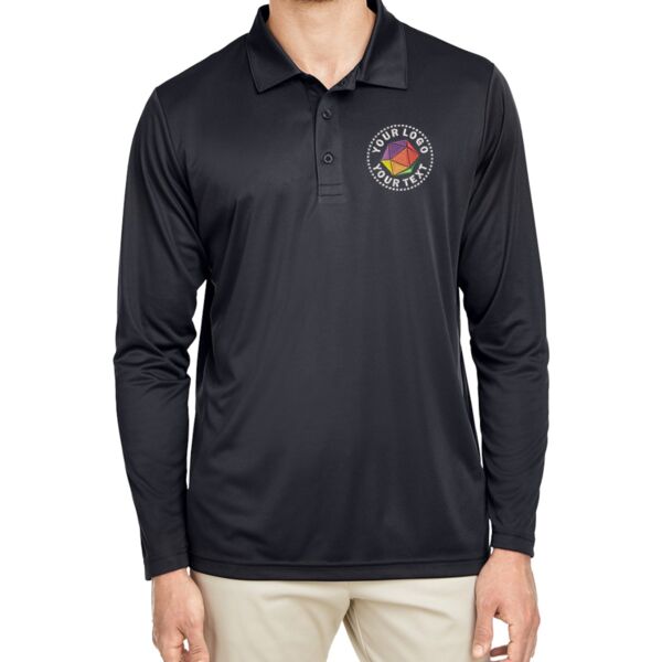 Men's Zone Performance Long Sleeve Polo Thumbnail