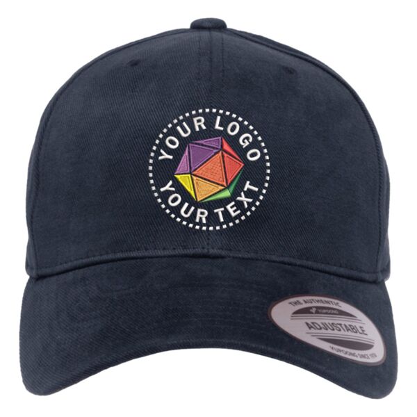 Adult Brushed Cotton Twill Mid-Profile Cap Thumbnail
