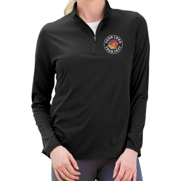 Ladies' Attain Quarter-Zip Pullover Thumbnail