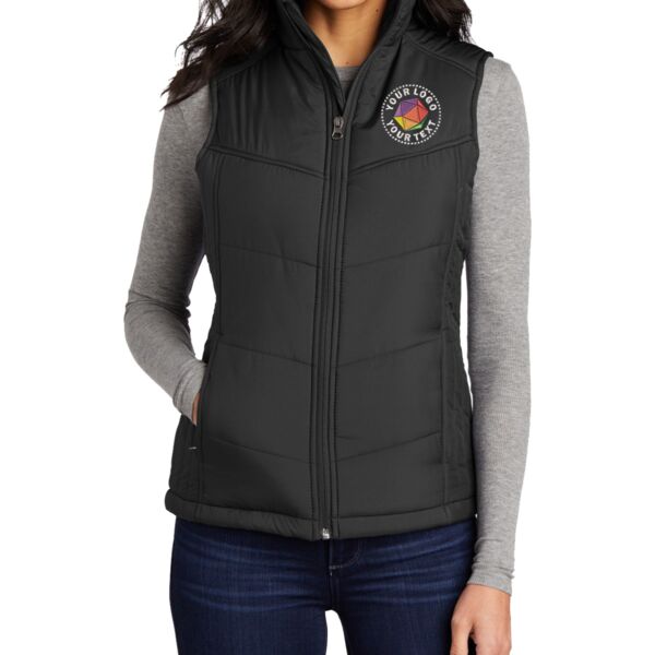Ladies Puffy Vest Thumbnail