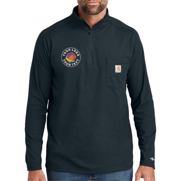 Force ® 1/4 Zip Long Sleeve T Shirt Thumbnail