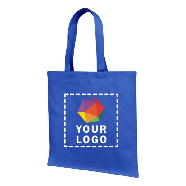 Cotton Canvas Tote Bag With Self Fabric Handles Thumbnail