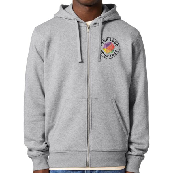 Unisex Mixer Full Zip Hooded Sweatshirt Thumbnail