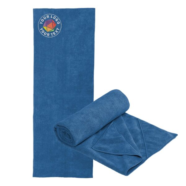 Microfiber Stay Fitness Mat Towel Thumbnail