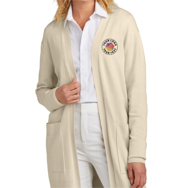 Women's Open Front Cardigan Sweater Thumbnail