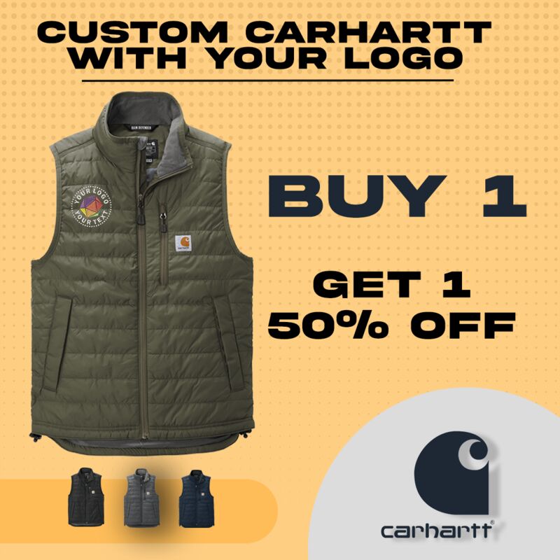 Custom Carhartt Vest Buy 1 Get 1 at 50% Off Thumbnail