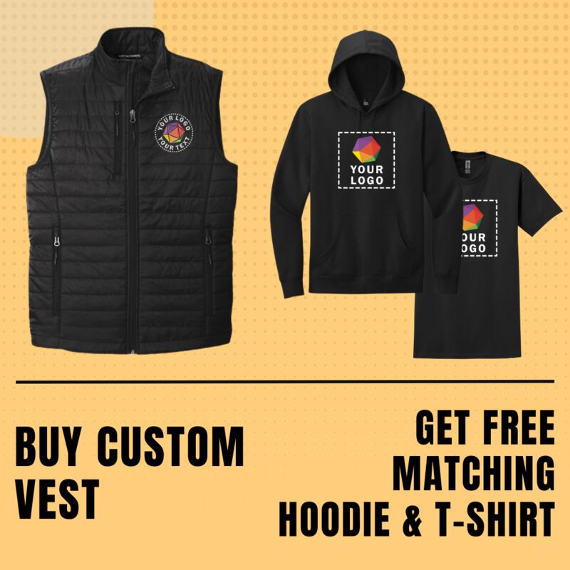Buy Custom Vest Get Free Matching Hoodie & T-Shirt Thumbnail