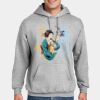 Custom Printed Ultimate Cotton ® Pullover Hooded Sweatshirt Thumbnail
