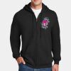 Custom Printed Ultimate Cotton ® Full Zip Hooded Sweatshirt Thumbnail