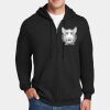 Custom Printed Ultimate Cotton ® Full Zip Hooded Sweatshirt Thumbnail