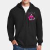Custom Printed Ultimate Cotton ® Full Zip Hooded Sweatshirt Thumbnail