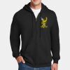 Custom Printed Ultimate Cotton ® Full Zip Hooded Sweatshirt Thumbnail