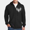 Custom Printed Ultimate Cotton ® Full Zip Hooded Sweatshirt Thumbnail