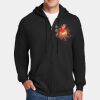Custom Printed Ultimate Cotton ® Full Zip Hooded Sweatshirt Thumbnail