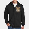 Custom Printed Ultimate Cotton ® Full Zip Hooded Sweatshirt Thumbnail