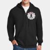Custom Printed Ultimate Cotton ® Full Zip Hooded Sweatshirt Thumbnail