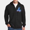 Custom Printed Ultimate Cotton ® Full Zip Hooded Sweatshirt Thumbnail