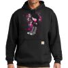 Custom Printed Midweight Hooded Sweatshirt Thumbnail