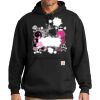 Custom Printed Midweight Hooded Sweatshirt Thumbnail