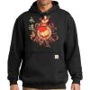 Custom Printed Midweight Hooded Sweatshirt Thumbnail