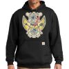 Custom Printed Midweight Hooded Sweatshirt Thumbnail