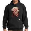 Custom Printed Midweight Hooded Sweatshirt Thumbnail