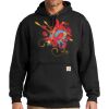 Custom Printed Midweight Hooded Sweatshirt Thumbnail